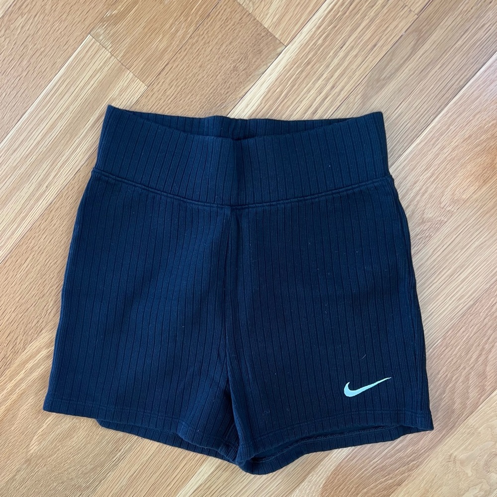Nike Dark Gray Ribbed Shorts
